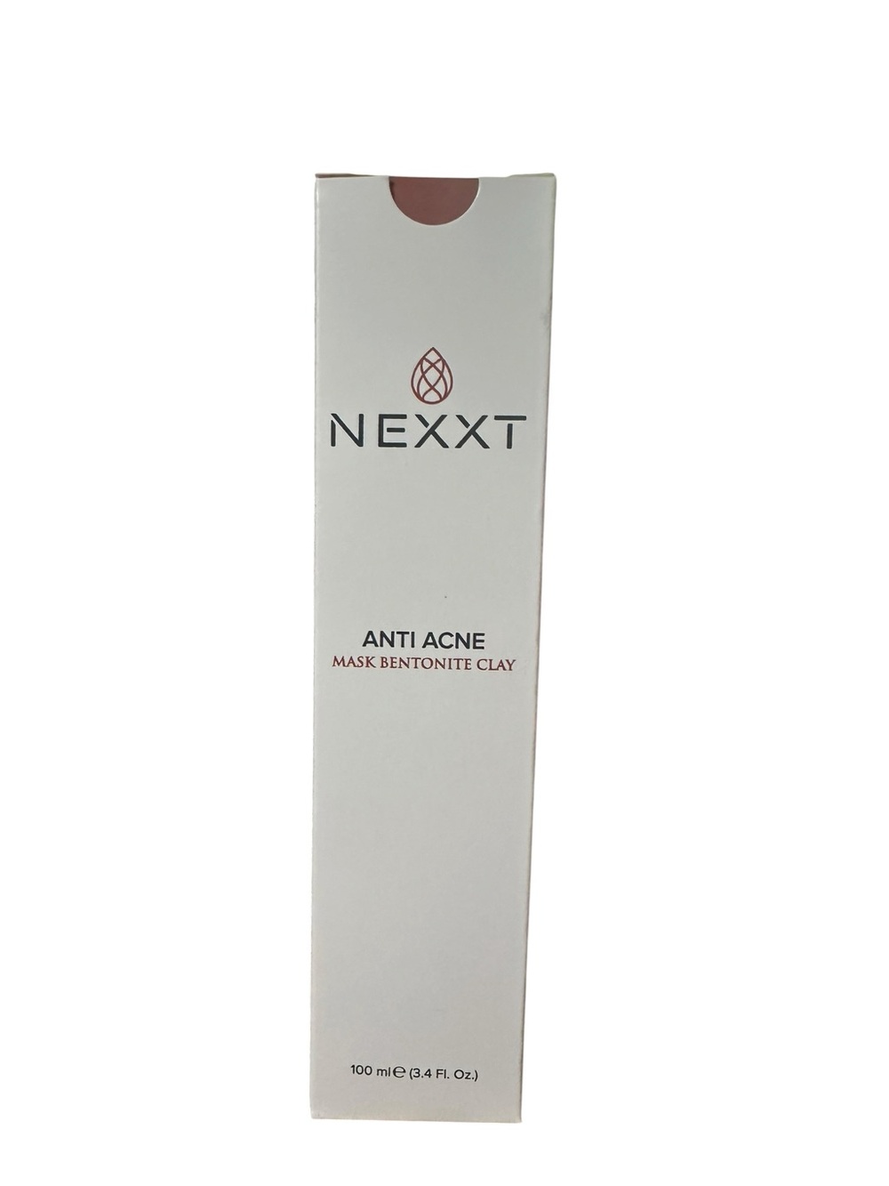 NEXXT Anti-Acne Bentonite Clay Mask — White with Pink Accent